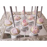 Balonlu ve Çiçekli Cakepop