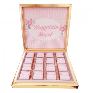 Çiçek Temalı Çikolata 48'li