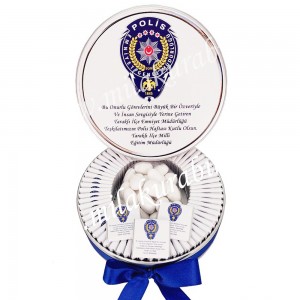 Kişiye Özel Polis Çikolatası - Badem Şekerli