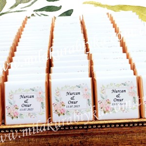 Kişiye Özel Nikah - Düğün Çikolatası