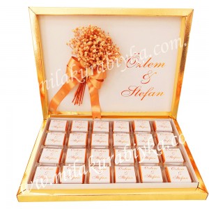 Kuru Çiçekli Çikolata - 72'li