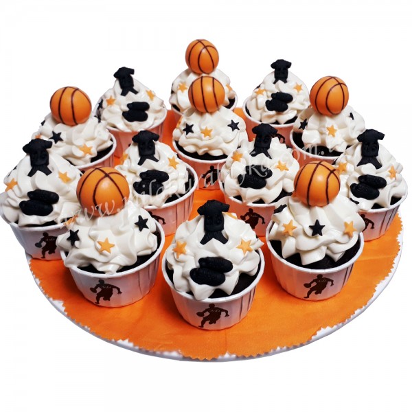 Basketbol Temalı Cupcake