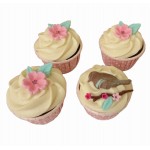 Çiçekli Cupcake