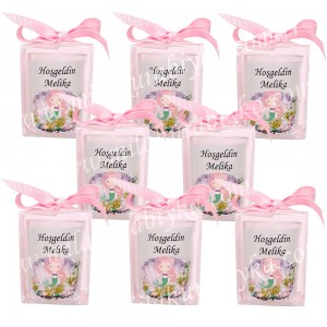 Kutulu Bardak Mum Hediyelik - Deniz Kızı Konsept