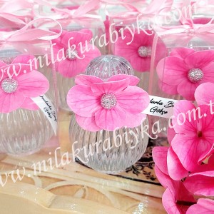 Ortanca Süslemeli Kolonya Hediyelik