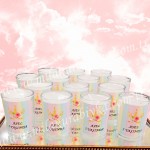 Hediyelik Bardak Mum - Unicorn Temalı