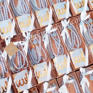 Mini Kur'an-ı Kerim İnci Tesbih Seti - Bebek -Sünnet - Mevlüt -Söz - Nişan - Nikah Hediyesi