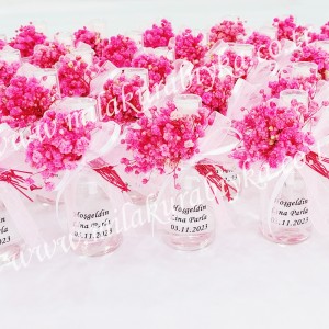 Kolonya Hediyelik Pembe - Söz-Nişan-Nikah-Doğum Günü-Bebek ve Mevlüt Hediyesi