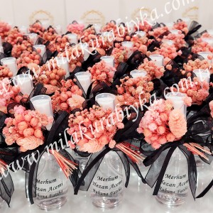 Hediyelik Kolonya Bebek Doğum Günü Söz Nişan Nikah Sünnet Mevlüt Hediyesi - Cam Şişe