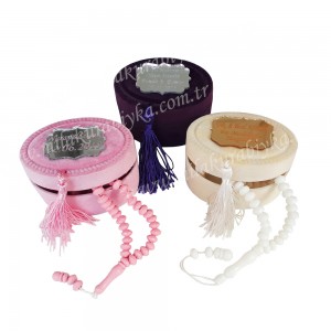 Kadife Kutulu Gül Kokulu Tesbih