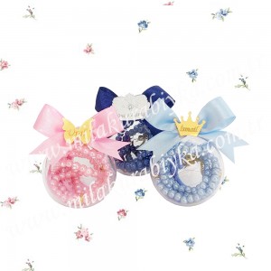 Küre Kutulu İnci Tesbih Hediyelik - İsimli