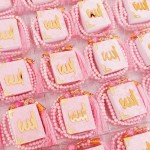 Hediyelik Mini Kuran ve İnci Tesbih Seti - Pembe