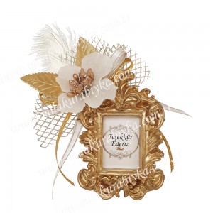 Fotoğraflı Hediyelik Çerçeve Nikah Şekeri 1