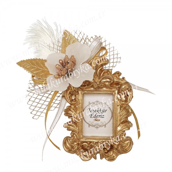 Fotoğraflı Hediyelik Çerçeve Nikah Şekeri 1