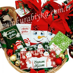 Kardan Adam Temalı Tablet Çikolata