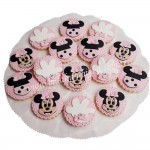 Minnie Mouse Kurabiye ( Toz Pembe )