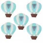 Uçan Balon Kurabiye ( Beyaz - Açık Mavi )
