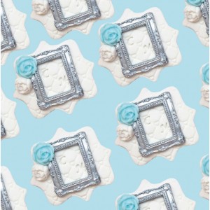 Mavi Güllü Söz-Nişan Kurabiyesi